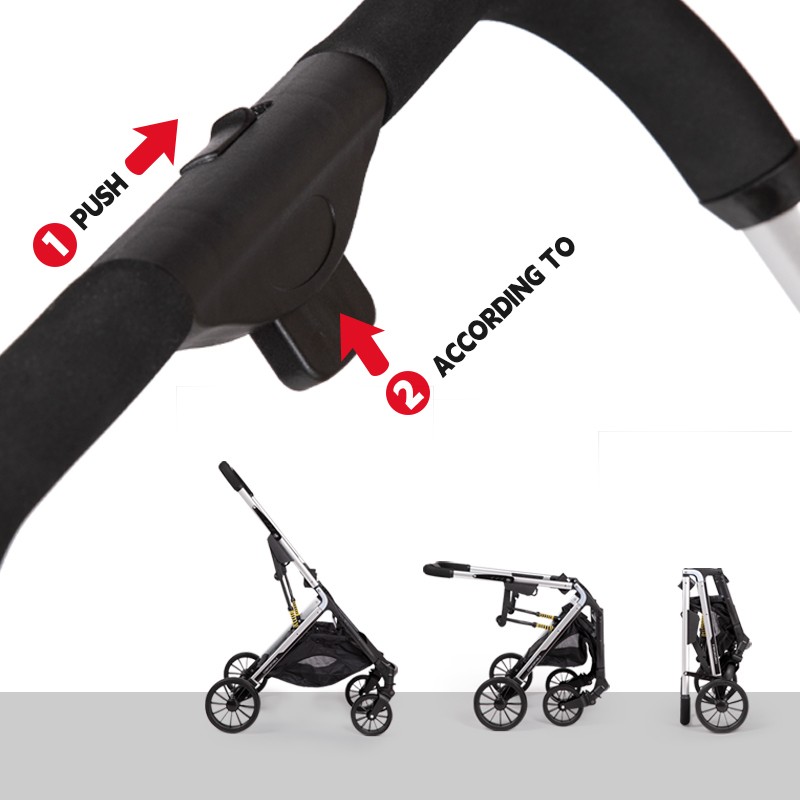 Baby Stroller Factory - Luxury 2 in 1 Walker Pushchair