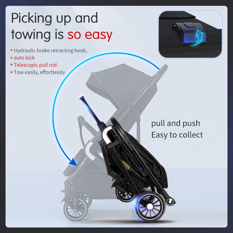 Baby Stroller Factory - Compact Eggshell Customizable
