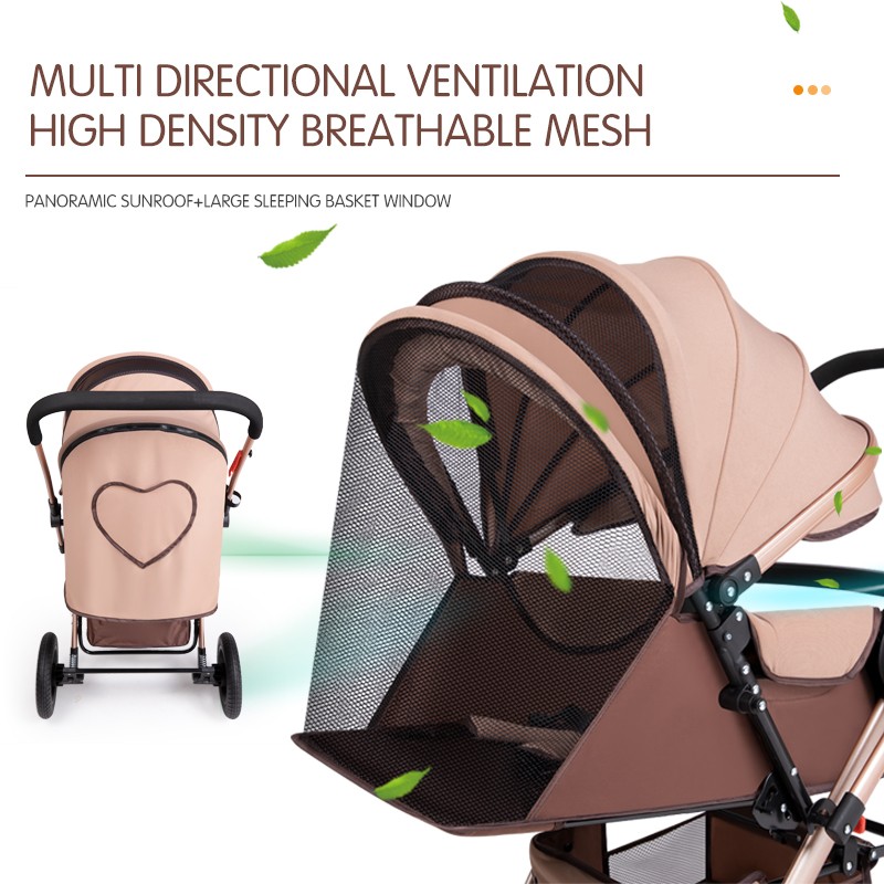 Baby Stroller Manufacturer - New Design Linen 2 in 1