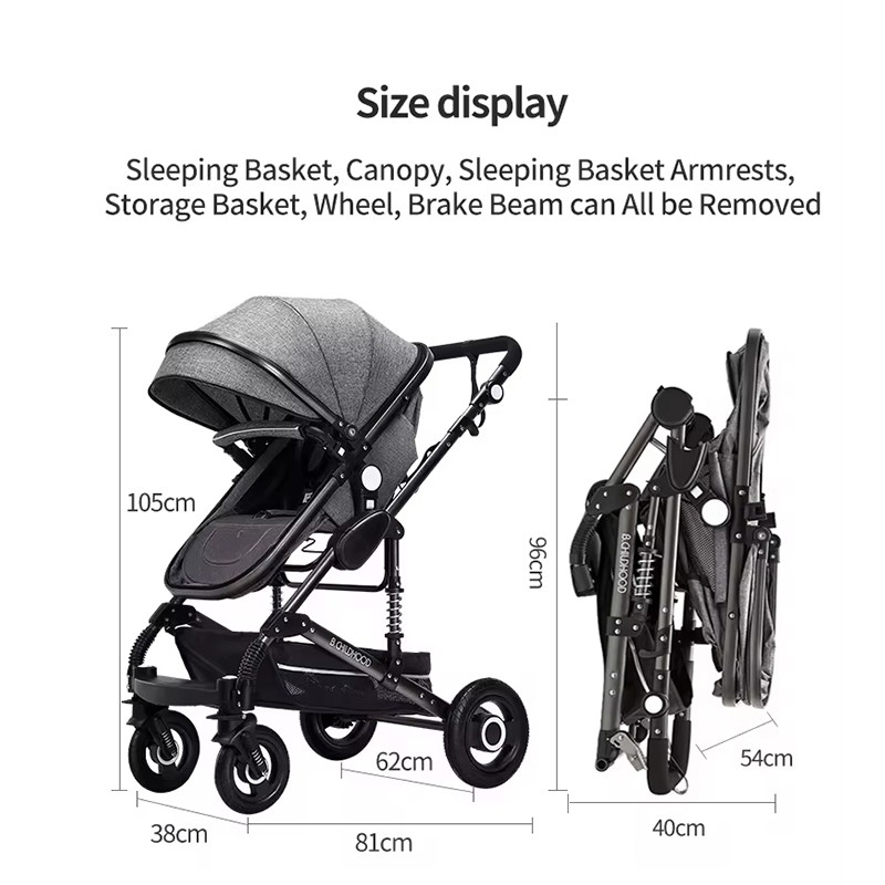 Baby Stroller Factory - Lightweight Adjustable Push Handle