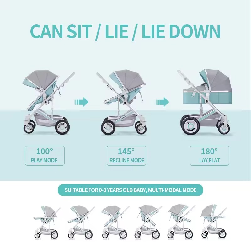 Baby Stroller Factory - 3 in 1 Anti Collapse Trolley