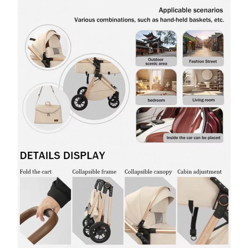 Baby Stroller Factory - Customizable Luxury Linen Pram