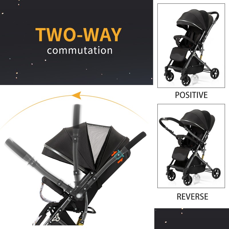 Kids Stroller Manufacturer - X Type PU Wheel Cotton