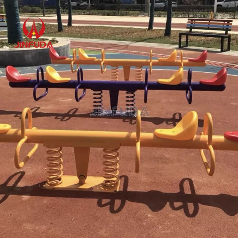 Playground Equipment Factory - Children Outdoor Metal Seesaw