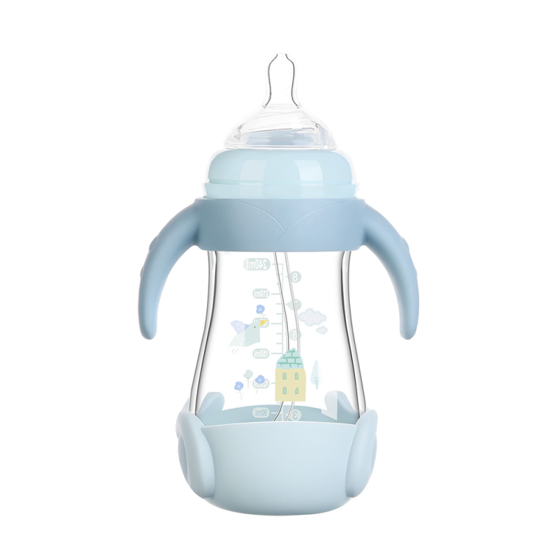 Baby Feeding Bottle Manufacturer - Glass with Handle Bottle
