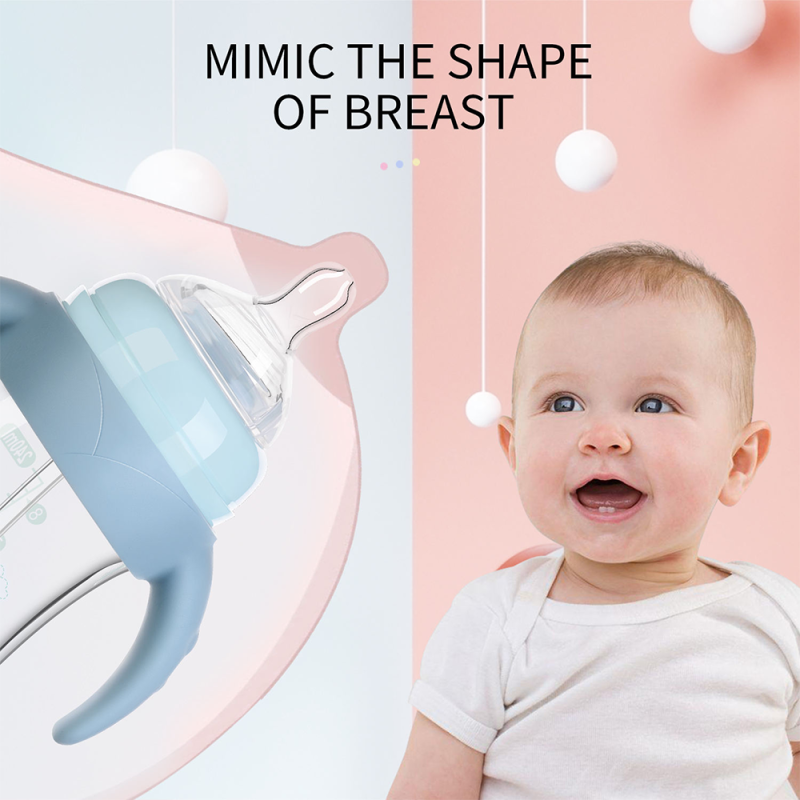 Baby Feeding Bottle Manufacturer - Glass with Handle Bottle