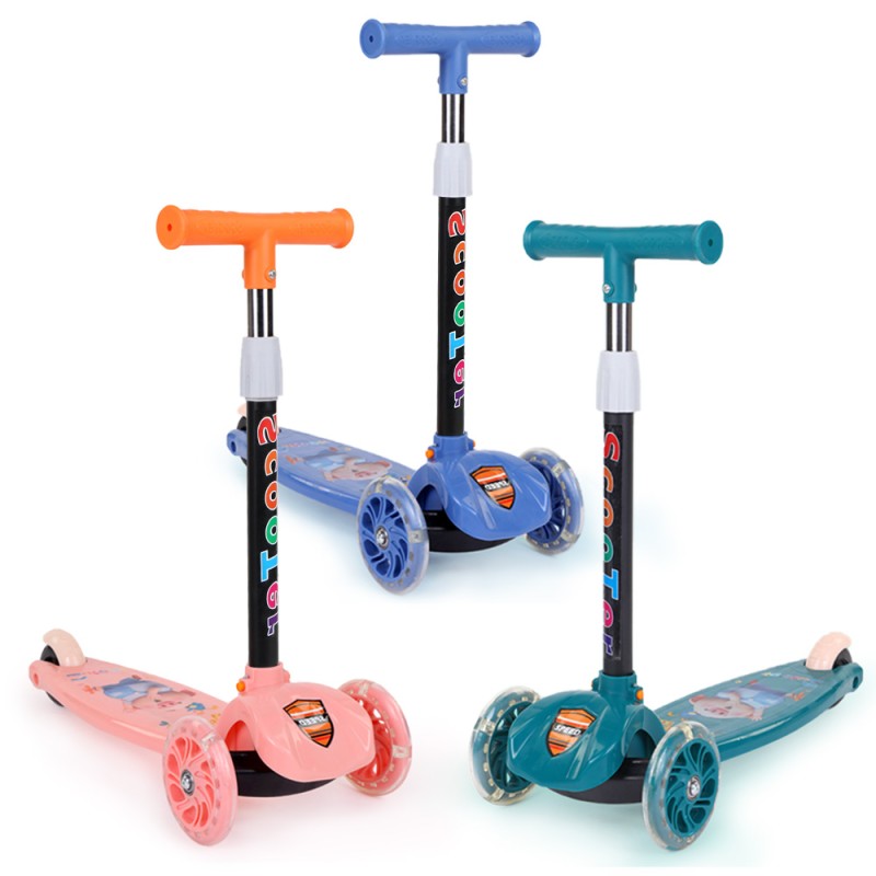 Kick Scooter Factory - 3 Wheel Adjustable Height Scooter