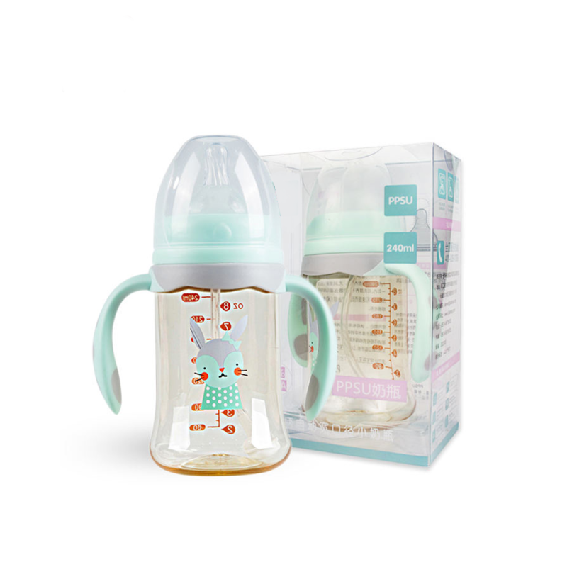 Baby Feeding Bottle Manufacturer - Wide Neck PPSU with Handle