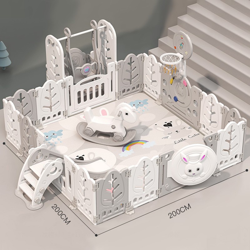 Baby Playpen Factory - Luxury Foldable Slide Playpen