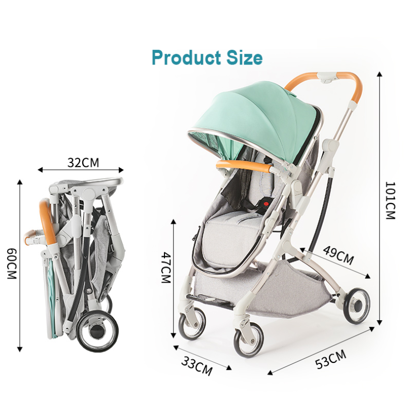 Baby Stroller Factory - Luxury Lightweight 2 in 1 Pushchair