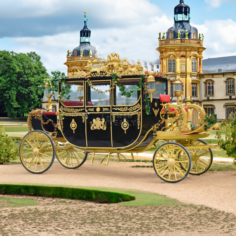 Wedding Carriage Manufacturer - White Christmas Carriage