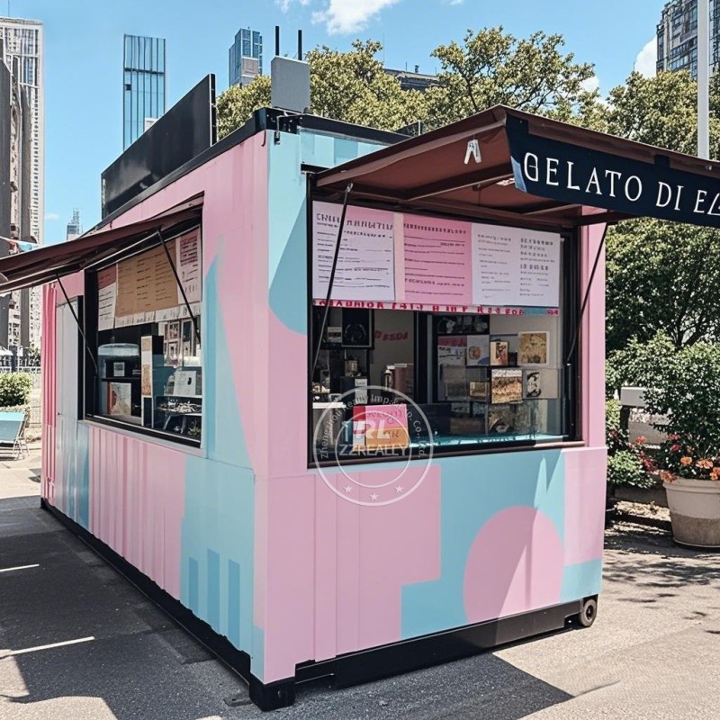 Prefab Restaurant Factory - Steel Frame Mobile Bar