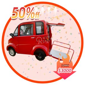 Electric Vehicle Manufacturer - 4 Wheel Disabled Wheelchair Cart