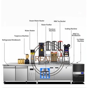 Stainless Steel Counter Factory - Milk Tea Bar Refrigerator