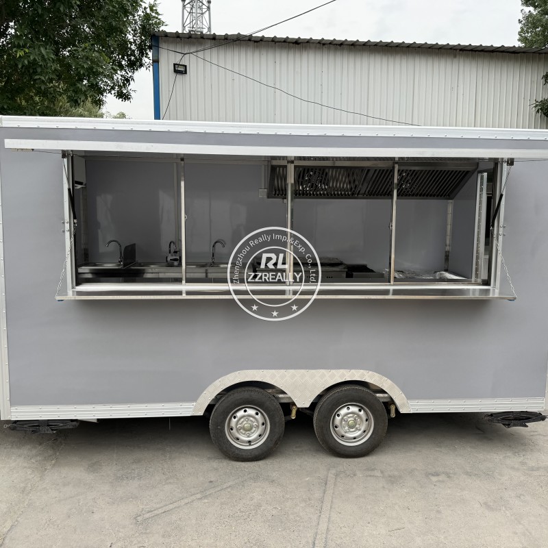 Mobile Food Cart Factory - Hamburger Trailer Kitchen Van
