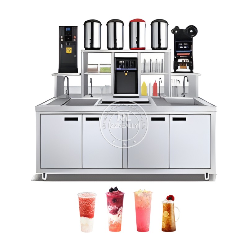 Bubble Tea Counter Factory - Stainless Steel Worktop