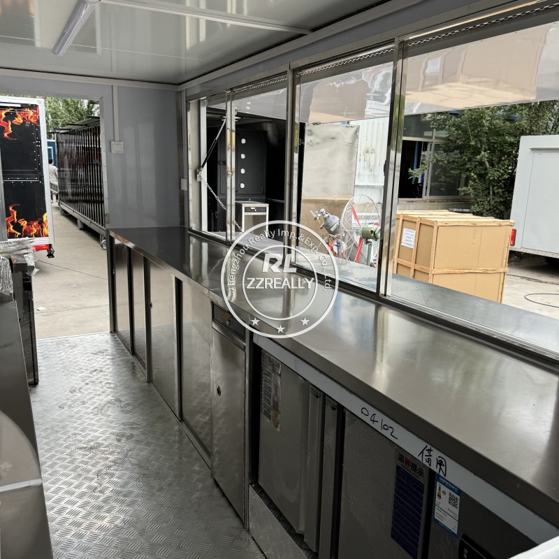 Mobile Food Cart Factory - Hamburger Trailer Kitchen Van