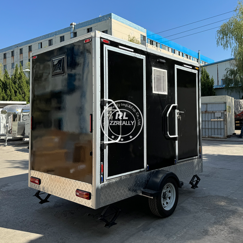 Mobile Bathroom Manufacturer - 2 Stall Shower Trailer