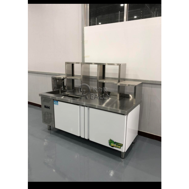 Refrigerator Manufacturer - Blu-ray Tea Display