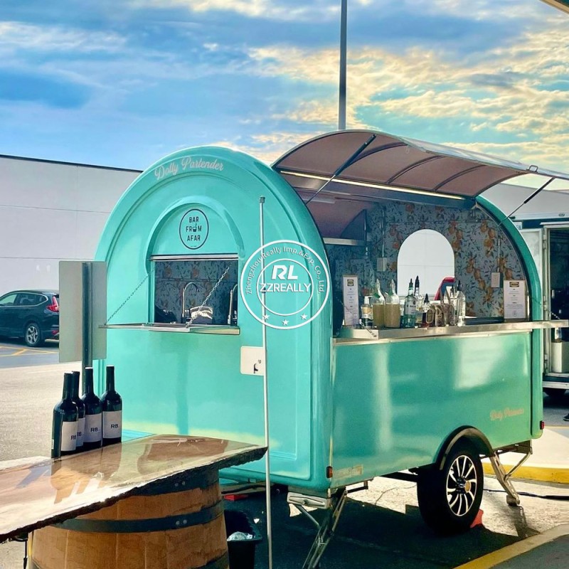 Food Cart Manufacturer - Balcony Service Window Cart