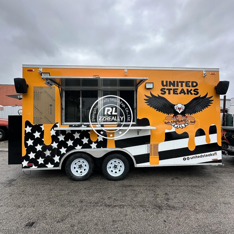 Food Trailer Manufacturer - Stainless Steel Fast Food Truck