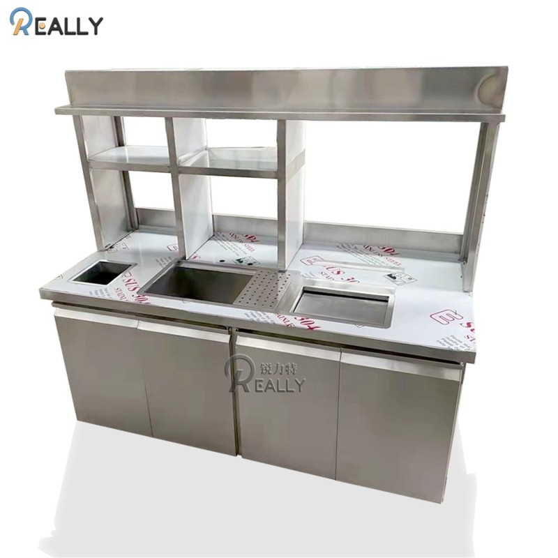 Stainless Steel Counter Factory - Milk Tea Bar Refrigerator