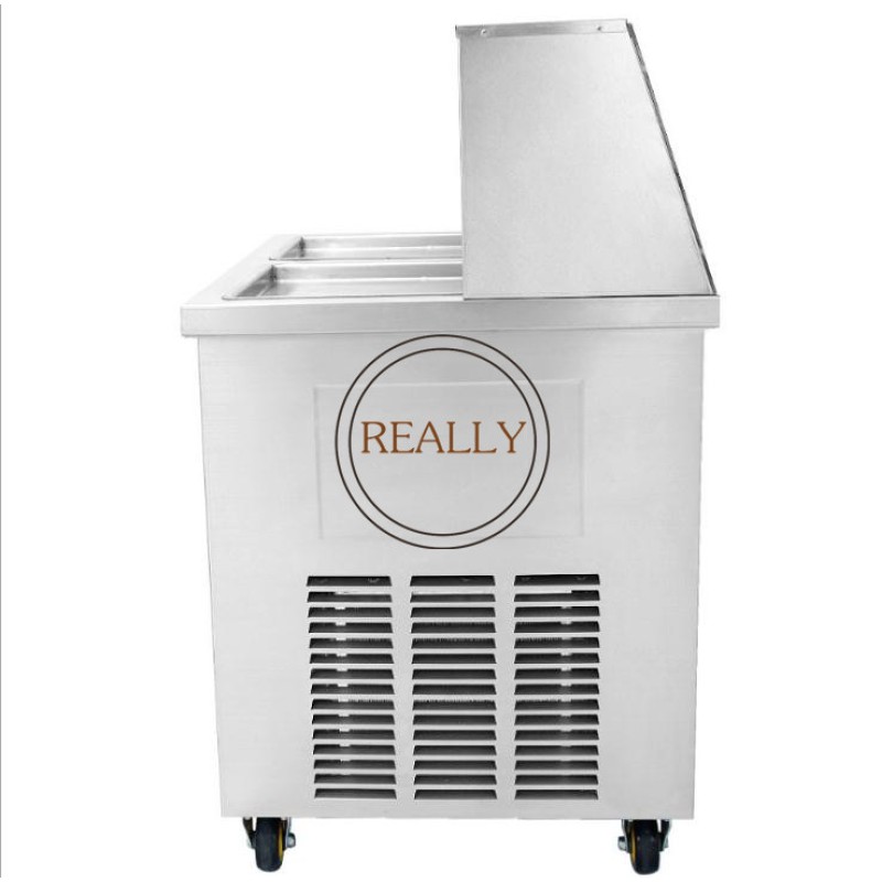 Ice Cream Machine Factory - Electric Double Pan Roller