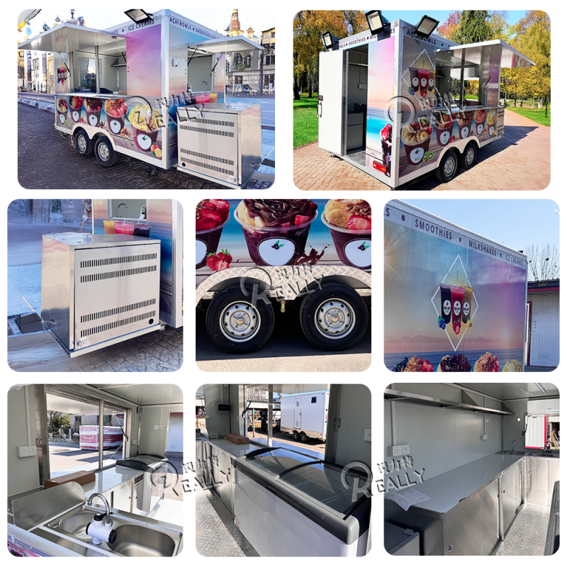 Mobile Food Truck Manufacturer - DOT CE Concession Trailer