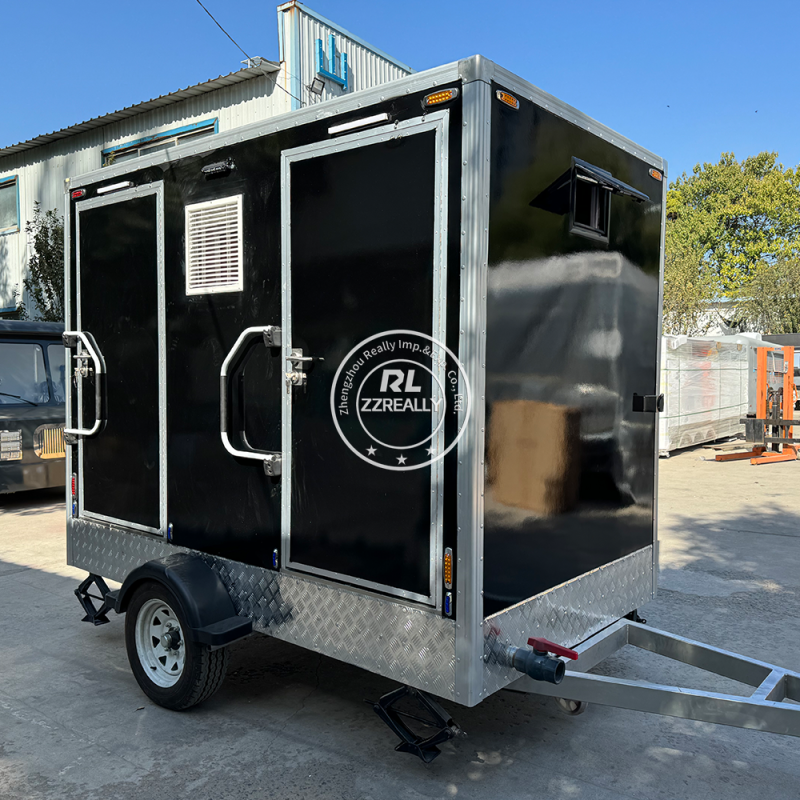 Mobile Bathroom Manufacturer - 2 Stall Shower Trailer