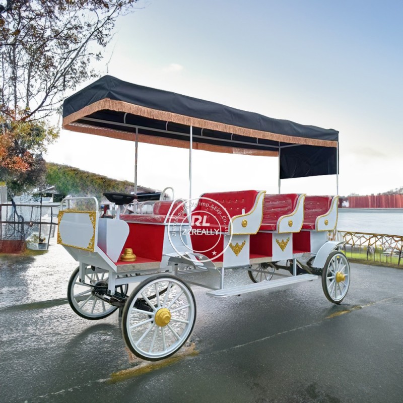 Wedding Carriage Manufacturer - Golden Horse Drawn Vehicle