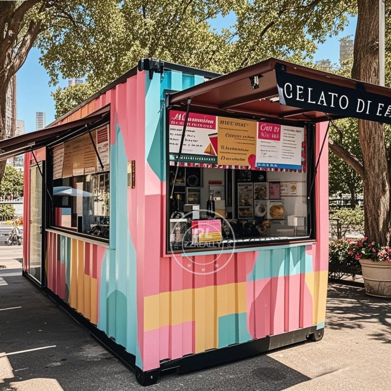 Container Shop Factory - 10FT Fast Food Booth