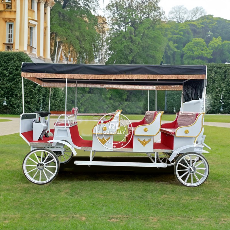 Wedding Carriage Manufacturer - Golden Horse Drawn Vehicle