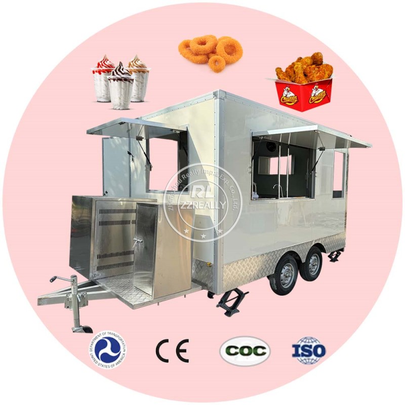 Food Cart Manufacturer - Mobile Pizza Hamburger Trailer