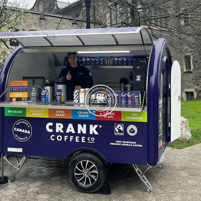 Food Cart Manufacturer - Balcony Service Window Cart