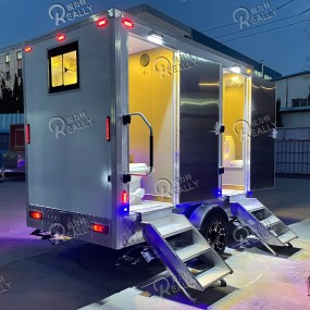 Restroom Trailer Manufacturer - Movible Luxury Bathroom