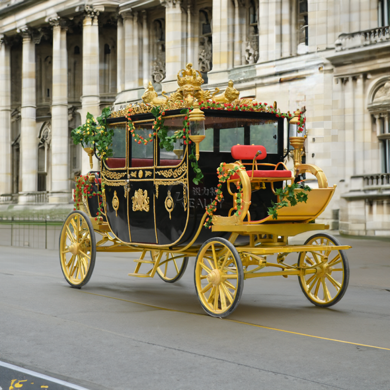 Wedding Carriage Manufacturer - White Christmas Carriage