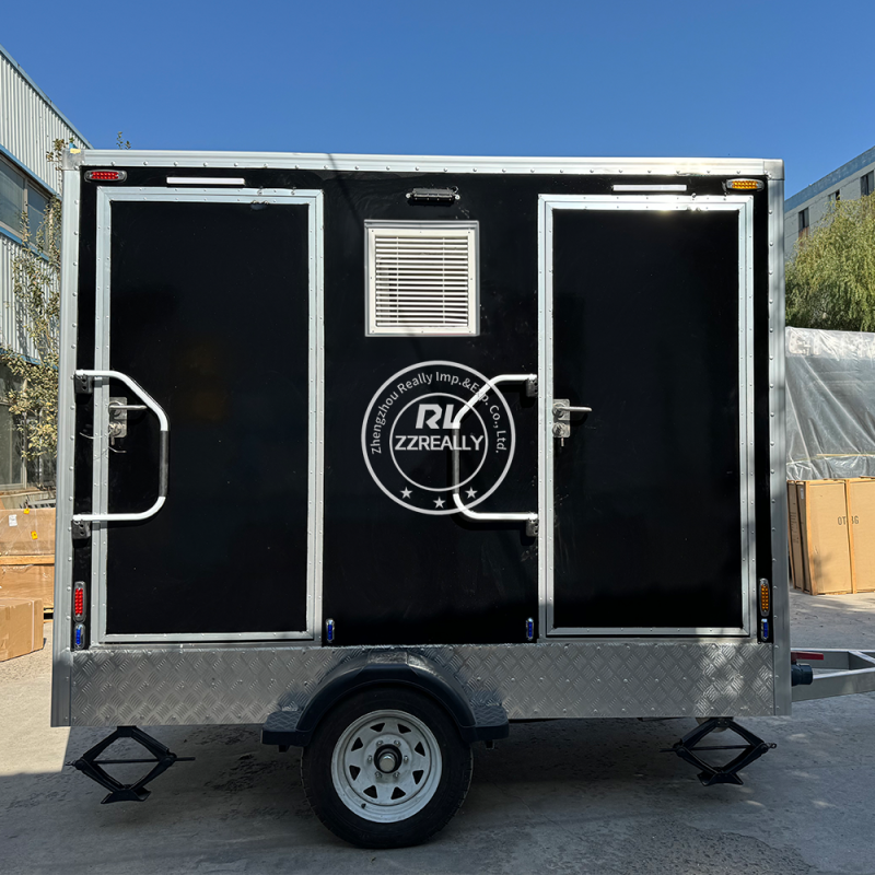 Mobile Bathroom Manufacturer - 2 Stall Shower Trailer