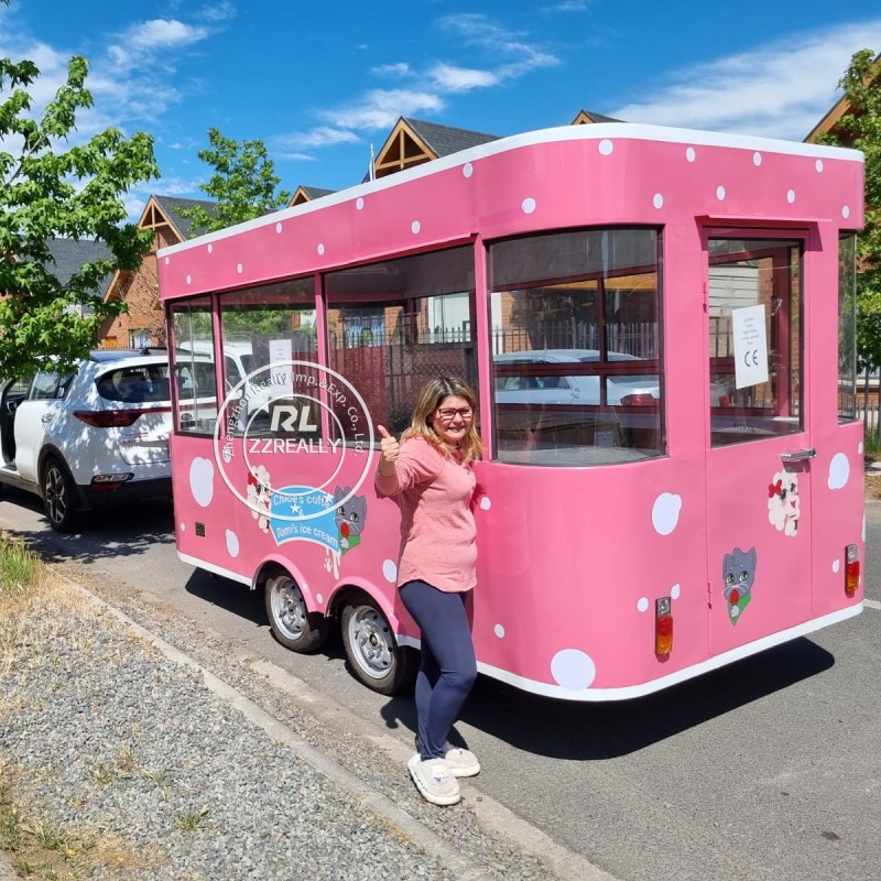 Mobile Food Trailer Factory - CE Approved Ice Cream Truck