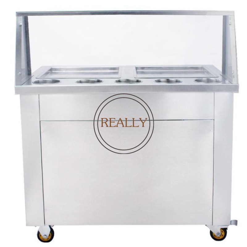 Ice Cream Machine Factory - Electric Double Pan Roller