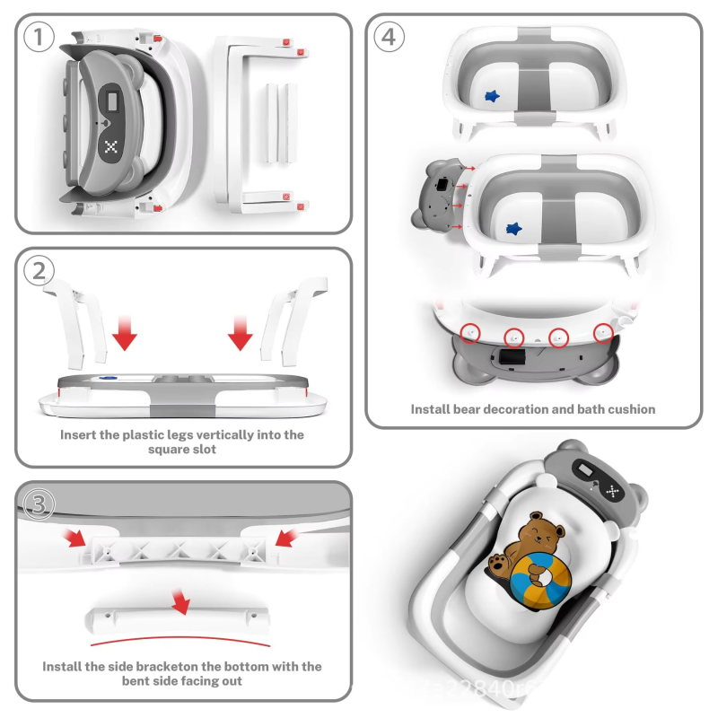 Plastic Bathtub Factory - OEM Custom Foldable Safe