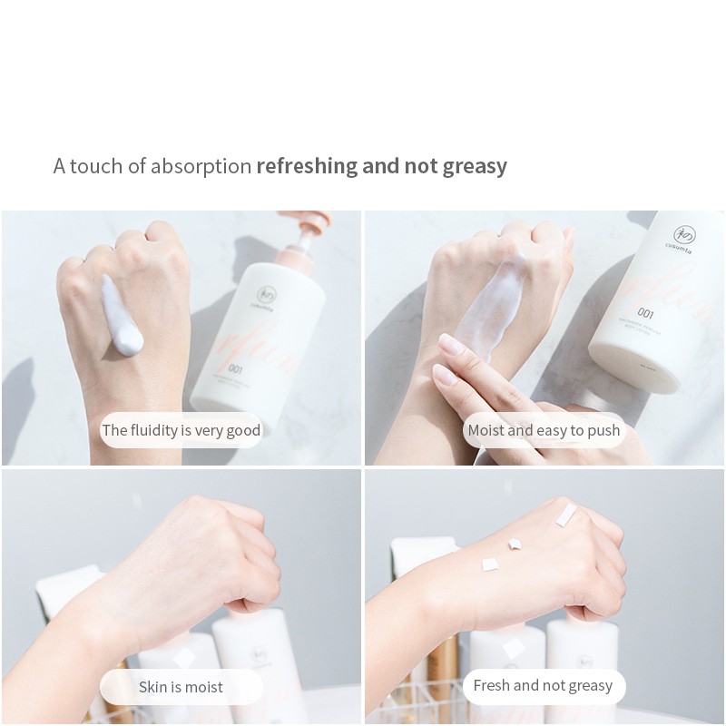 In Stock OEM Lasting Fragrant Refreshing and Not Sticky Repair Skin Whitening Moisturizing Body Lotion Milk