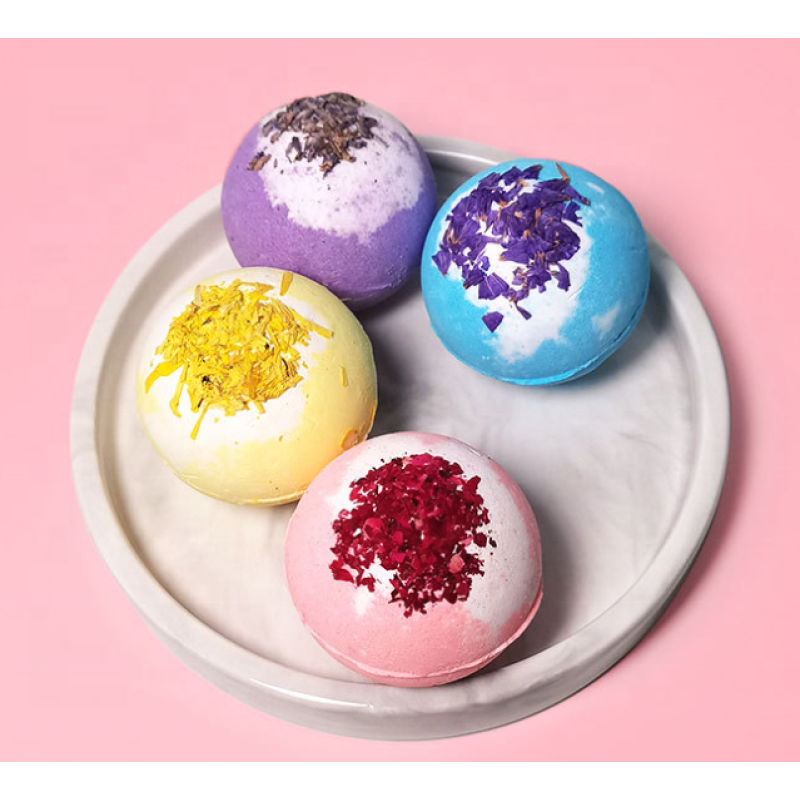 Private Label Best Selling 100% Natural 100 Gram 6 Pcs 12 Pcs Luxury Bath Bombs Organic Fizzy Bath Bomb Gift Set