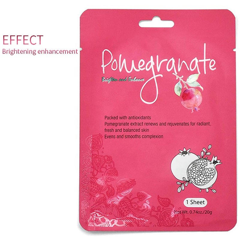 Wholesale Fruit Face Mask Skin Care Natural Organic Vitamin C Sheet Mask Green Tea Hyaluronic Acid Korean Facial Masks