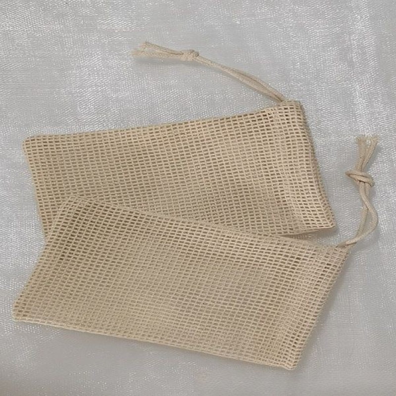 Customized Packaging Travel Exfoliation 100% Natural Organic Sisal Soap Bag for Scrub Body
