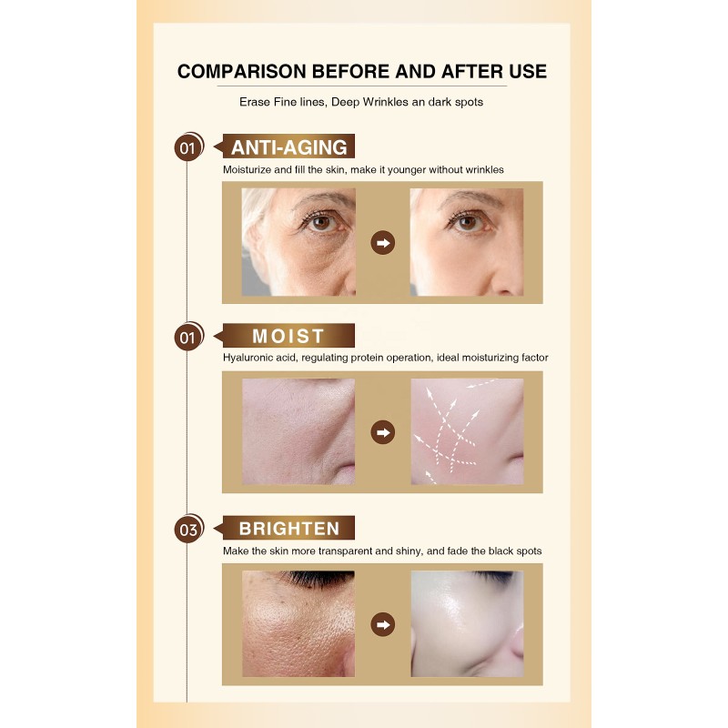 Private Label Skin Care Serum Anti Aging Moisturizing Brighten High Concentration Collagen Serum for Face