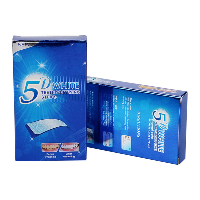 Wholesale 2021 New Product Custom Top Teeth Whitening Product 5D Gel Teeth Whitening Strips