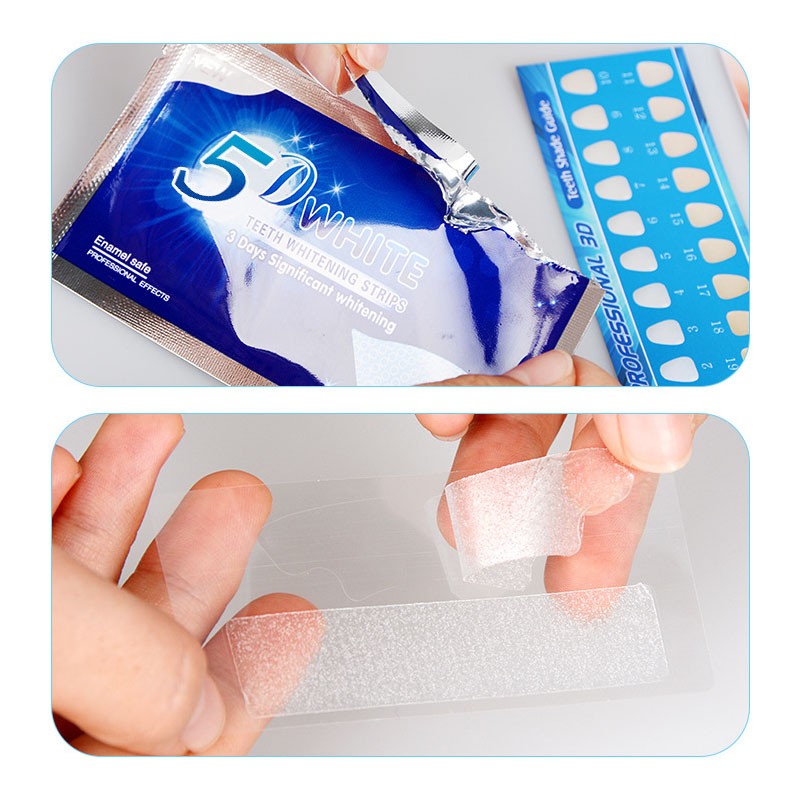 Wholesale 2021 New Product Custom Top Teeth Whitening Product 5D Gel Teeth Whitening Strips