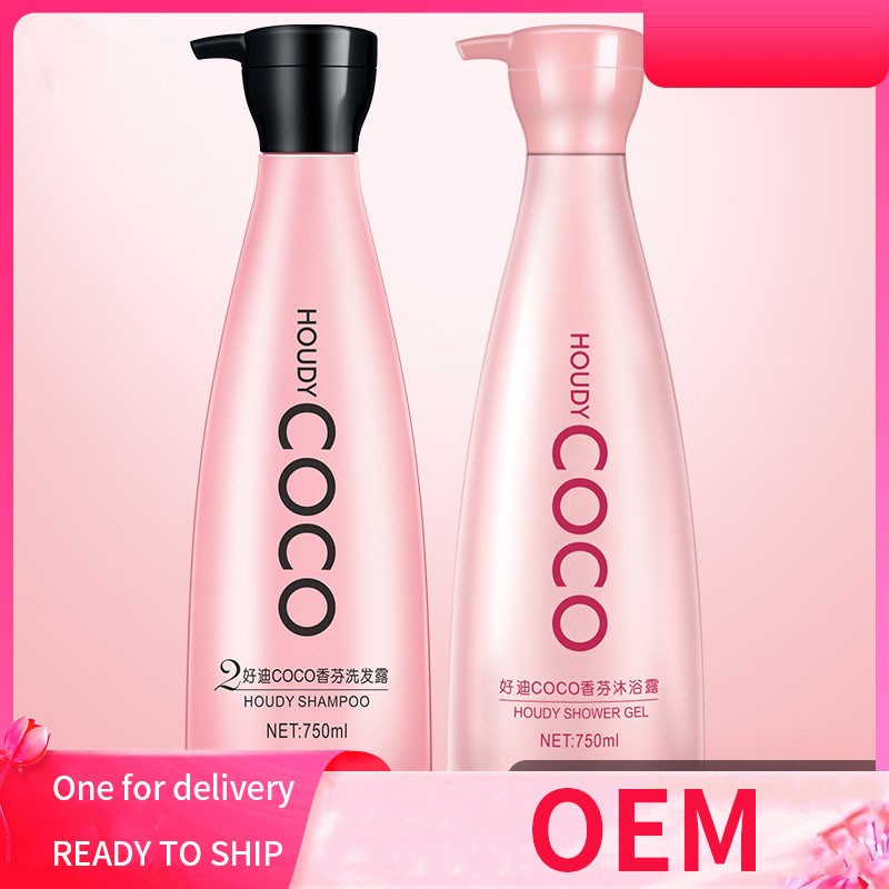 HOUDY Wholesale Lasting Fragrance Moisturize Smooth Hair Shampoo and Shower Gel Set