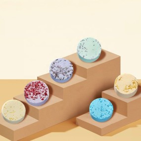 Valentine's Day Gift Ideas 2023 Private Label 35g Strong Smell Essential Oil Relaxation and Energy Restoring Shower Steamers