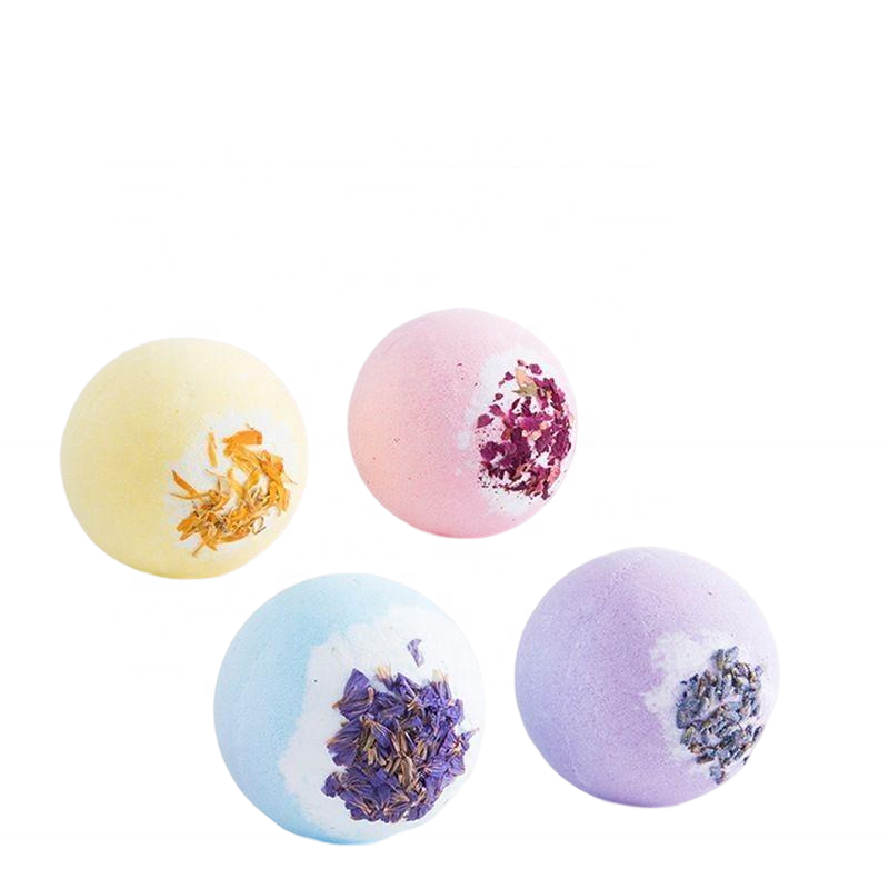 Customized Private Label Natural Organic Vegan Aromatherapy Fizzy Bath Bomb Gift Set for Woman
